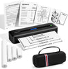 Phomemo M832 Portable Thermal Printers Wireless for Travel with Case Inkless Bluetooth Printer Support 8.5'' x 11'' US Letter, Compatible with iPhone Android Laptop for Mobile Office Home,Standard Printer
