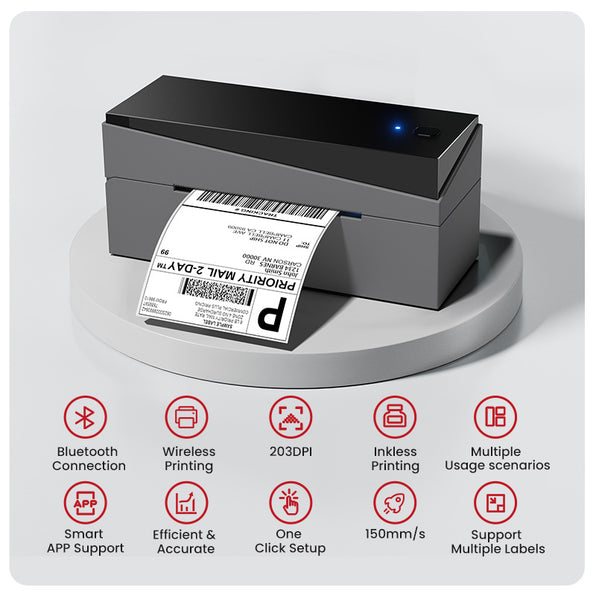PM-249BT Bluetooth Shipping Label Printer