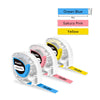 Phomemo 12mmx4m 3 Colors Plastic Label Tapes for P12/P12PRO - Phomemo