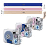Phomemo 12mmx5m Navy&Pink&Beige Ribbon Label Tapes for P15/A30 - Phomemo