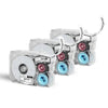 Phomemo 12mmx5m Pastel Blue&White&Red Ribbon Label Tapes for P15/A30 - Phomemo