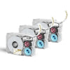 Phomemo 12mmx5m Pastel Blue&White&Red Ribbon Label Tapes for P15/A30 - Phomemo