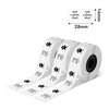 Phomemo 14x28mm White&Transparent Round Label for D30/D35/Q30/Q30S - Phomemo