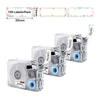 Phomemo 14x40mm Black on Flower Patterns Label Tapes for P15/A30 - Phomemo