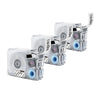 Phomemo 15mmx5m Black on Clear Iron Transferable Label Tapes for P15/A30 - Phomemo