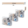 Phomemo 15mmx5m Navy&Pink&Beige Ribbon Label Tapes for P15/A30 - Phomemo