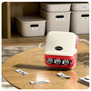 Phomemo portable label maker printing labels for home storage organization