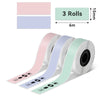 Phomemo 15mmx6m 3 Colors Continuous Label for D30/D35/Q30/Q30S - Phomemo