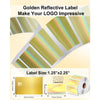 Phomemo 2" Golden Thermal Holographic Sticker for Shipping Label Printer - Phomemo