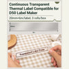 Phomemo 20mmx6m Transparent Adhesive Continuous Thermal Label for D50 - Phomemo