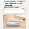 Phomemo 20mmx6m White Adhesive Continuous Thermal Label for D50 - Phomemo