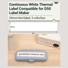 Phomemo 24mmx6m White Adhesive Continuous Thermal Label for D50 - Phomemo