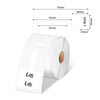 Phomemo 25×30mm Jewelry Price White Thermal Label For M110/M120/M150/M200/M220/M221 - 3 Roll - Phomemo