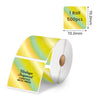 Phomemo 3" Golden Star Thermal Holographic Sticker for Shipping Label Printer - Phomemo