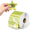 Phomemo 3" Golden Star Thermal Holographic Sticker for Shipping Label Printer - Phomemo