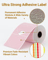 Phomemo 💘3" Pink Heart Thermal Labels for Shipping Label Printer - Phomemo