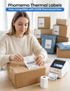 Phomemo 4" x 6" Thermal Labels with RFID Chip, Compatible with D421R Printer Only - Phomemo