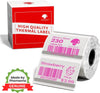 Phomemo 40x30mm Rose/Blue/Green on Transparent Thermal Labels for M150/M110/M220/M100/M250 | 1 Roll - Phomemo