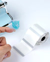 Phomemo 40x30mm Rose/Blue/Green on Transparent Thermal Labels for M150/M110/M220/M100/M250 | 1 Roll - Phomemo