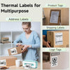 Phomemo 4"x6'' Sticker Label for Shipping Label Printer (250 Labels/Roll) - Phomemo
