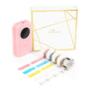 Phomemo 5 Rolls D30 Mini Inkless Label Printer Bundle | Pink - Phomemo