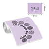 Phomemo 53mm Orange/Green/Purple Sticker 20 - Year - Lasting Thermal Paper for T02/M02X/M832丨3 Rolls - Phomemo