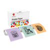 Phomemo 53mm Orange/Green/Purple Sticker 20 - Year - Lasting Thermal Paper for T02/M02X/M832丨3 Rolls - Phomemo