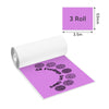 Phomemo 53mm Purple/Rose - Red/Orange Sticker 20 - Year - Lasting Thermal Paper for M02/M02S/M02Pro/M03/M04S/M04AS/M832/P2S丨3 Rolls - Phomemo
