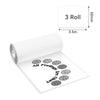 Phomemo 53mm White/Transparent/Silver Sticker Thermal Paper for M02/M02S/M02Pro/M03/M04S/M04AS/M832/P2S丨3 Rolls - Phomemo