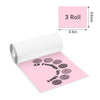 Phomemo 53mm Yellow/Pink/Blue Non - Adhesive 5 - Year - Lasting Thermal Paper for M02/M02S/M02Pro/M03/M04S/M04AS/M832/P2S丨3 Rolls - Phomemo