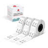 Phomemo 6x22mm Black on White Double - Row Labels for D30/D35/Q30/Q30S - Phomemo