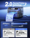 Phomemo Bluetooth Shipping Label Printer with Scale & Built-in Label Bin D422S Thermal Printer & Scale All-in-One, Label Printer for Shipping, Compatible with UPS, USPS, TikTok, Standard Printer - Phomemo