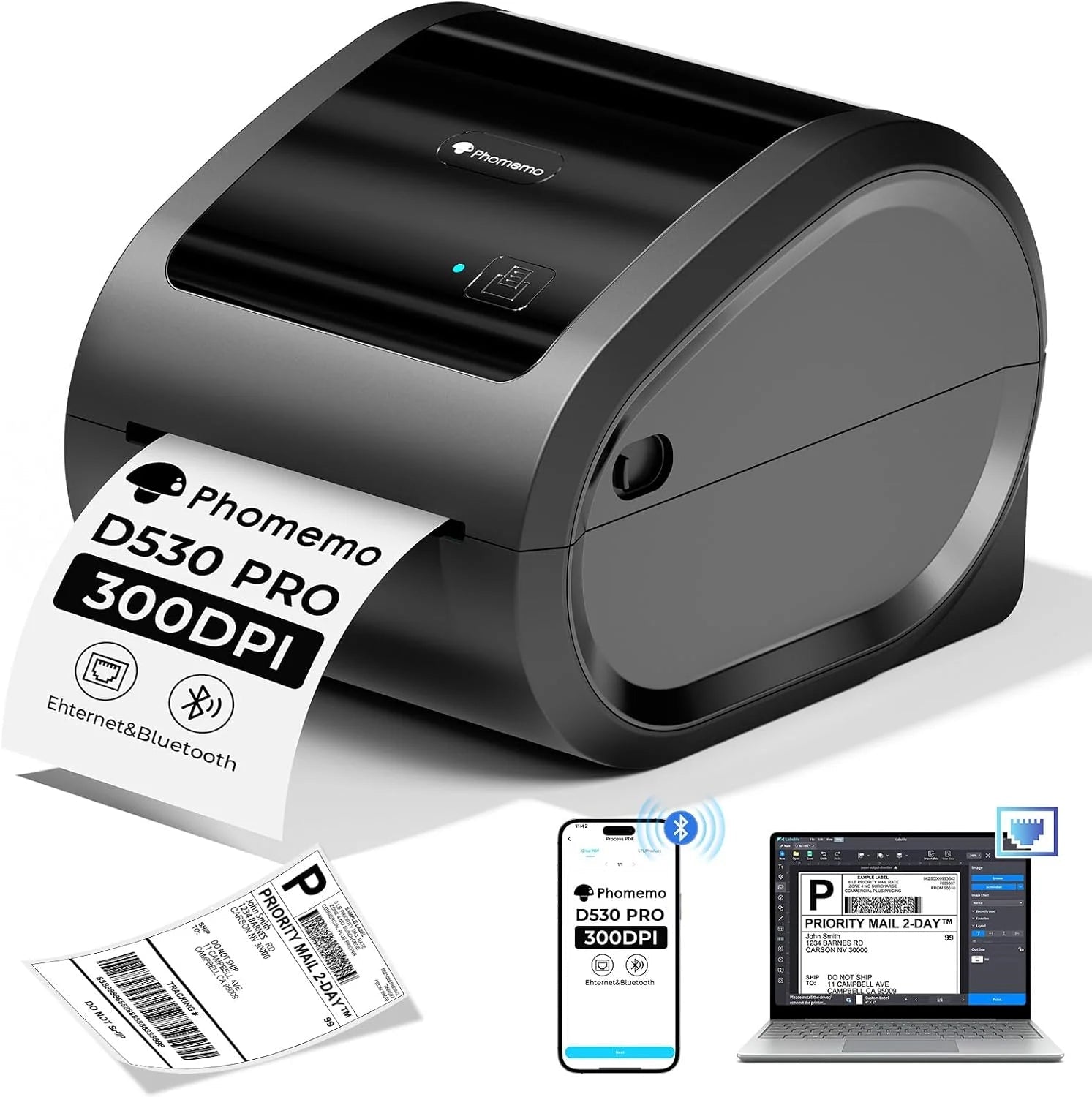 Phomemo D530 Pro Shipping Label Printer - Phomemo