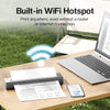 Phomemo G100 Pro portable printer with built-in WiFi hotspot for off-grid printing