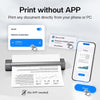 Phomemo G100 Pro thermal printer supports direct WiFi printing without app