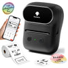 Phomemo Label Maker Machine with Tapes, Bluetooth Thermal Label Printer Easy to Use with Phones & PC, Address Label Maker for Small Business, Offcie, Home, 2 Inch Barcode Printer - Phomemo
