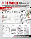 Phomemo M220 Bluetooth Label Maker,Portable Thermal Printer for Small Business Office Home - 1900+ Templates 7900+ Icons - Compatible Phone, PC,Standard Printer - Phomemo