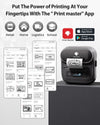 Phomemo M220 Bluetooth Label Maker,Portable Thermal Printer for Small Business Office Home - 1900+ Templates 7900+ Icons - Compatible Phone, PC,Standard Printer - Phomemo
