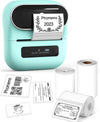 Phomemo M220 Label Maker, New Flagship 3.14 Inch Bluetooth Portable Thermal Label Printer for Barcode, Address, Labeling, Mailing, File Folder, Easy to Use, Support Phone&PC，Standard Printer - Phomemo