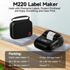 Phomemo M220 Portable Bluetooth Thermal Label Maker - 80mm Mini Printer with 3 Packs Label & Case, Compatible with Android/iOS for Home & Office Use - Phomemo