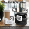Phomemo M220 Portable Bluetooth Thermal Label Maker - 80mm Mini Printer with 3 Packs Label & Case, Compatible with Android/iOS for Home & Office Use - Phomemo