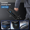 Phomemo M832D Touchscreen Inkless Portable Printer with Case & 3 Roll Paper 8.5 x 11, 300DPI, Bluetooth Small Mobile Thermal Printer for Phone/Laptop/Tablet, for Travel/Home/Car/School/Office, Black,Standard Printer - Phomemo