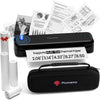 Phomemo M834 Inkless Portable Thermal Printer with a Case, 8.5 x 11, Black Wireless Bluetooth Mobile Small Compact Printer for Travel Office School Home Use, Compatible with iPhone, Tablet & Laptop,Standard Printer - Phomemo