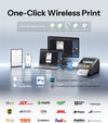 Phomemo Shipping Label Printer with Screen and Built-in Label Bin D421R 4x6 Bluetooth Thermal Printer with RFID Auto Detection, Real-time Paper Display, Compatible with iPhone, Android,Standard Printer - Phomemo