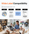 Phomemo Shipping Label Printer with Screen and Built-in Label Bin D421R 4x6 Bluetooth Thermal Printer with RFID Auto Detection, Real-time Paper Display, Compatible with iPhone, Android,Standard Printer - Phomemo