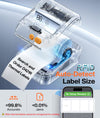 Phomemo Shipping Label Printer with Screen and Built-in Label Bin D421R 4x6 Bluetooth Thermal Printer with RFID Auto Detection, Real-time Paper Display, Only Compatible with D421R Labels,Standard Printer - Phomemo