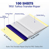 100-sheet Phomemo TP31 tattoo transfer paper with multi-layer structure and size