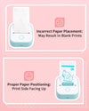 Phomemo Thermal Transparent Sticker Paper | 50mm For T02/M02X | Rose/Blue/Green 3 Rolls - Phomemo
