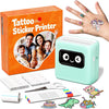 Phomemo TK20 Bluetooth Temporary Tattoo Printer with 40Pcs Temporary Tattoo Paper & 4 Markers - Phomemo