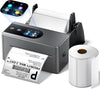 Phomemo Touchscreen Thermal Label Printer with 500 Labels | PM64D 4x6 Bluetooth Shipping Label Printer, 203DPI USB Wireless Label Printer for Small Business, USPS, Amazon, Etsy, Shopify,Standard Printer - Phomemo